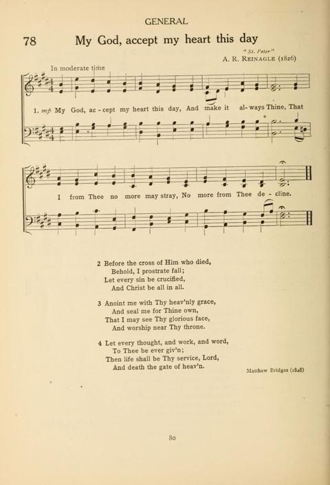 The Concord Hymnal: for Day School, Sunday School and Home page 80