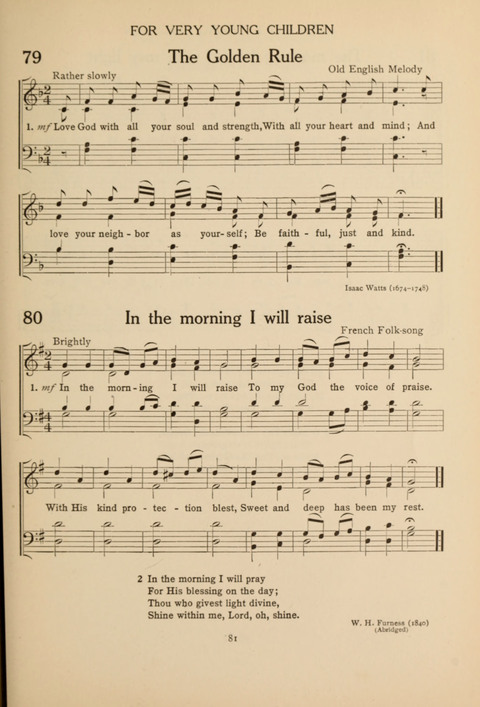 The Concord Hymnal: for Day School, Sunday School and Home page 81