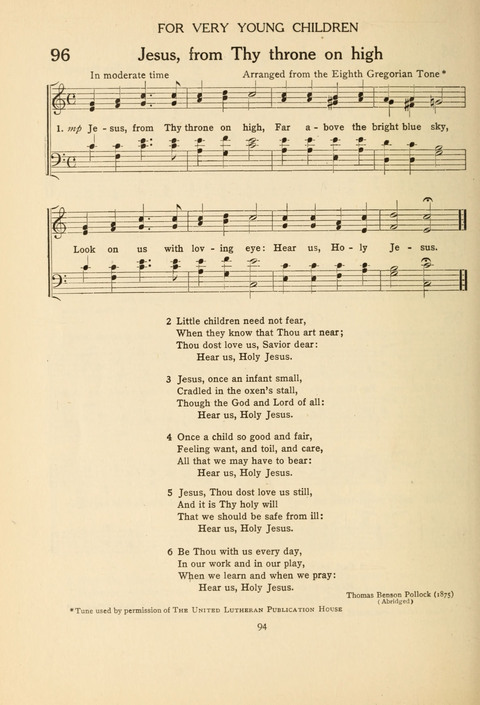 The Concord Hymnal: for Day School, Sunday School and Home page 94