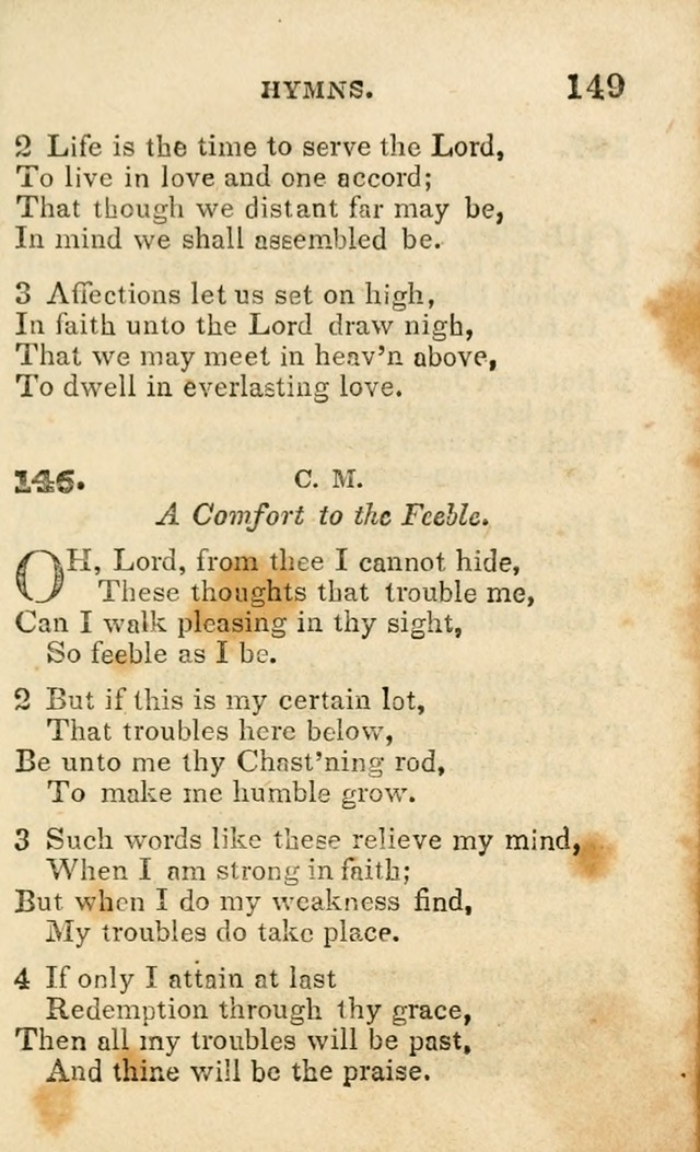 A Collection of Hymns, Designed for the Use of the Church of Christ page 150