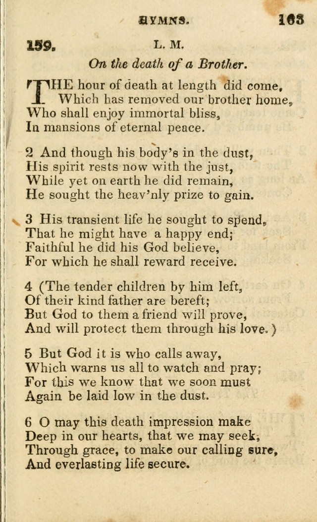 A Collection of Hymns, Designed for the Use of the Church of Christ page 164