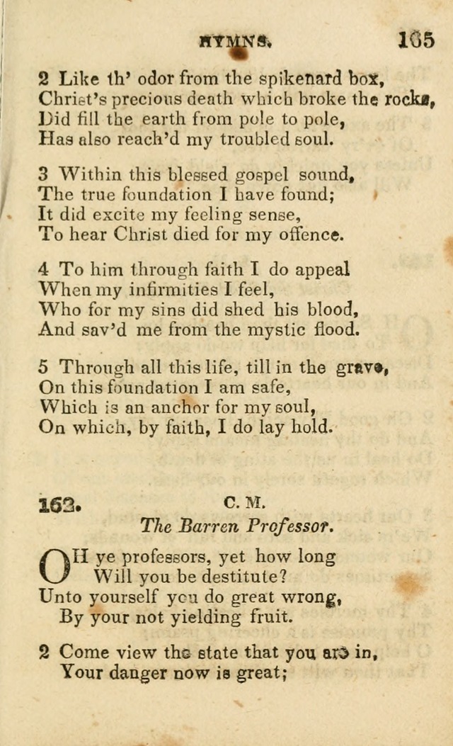 A Collection of Hymns, Designed for the Use of the Church of Christ page 166