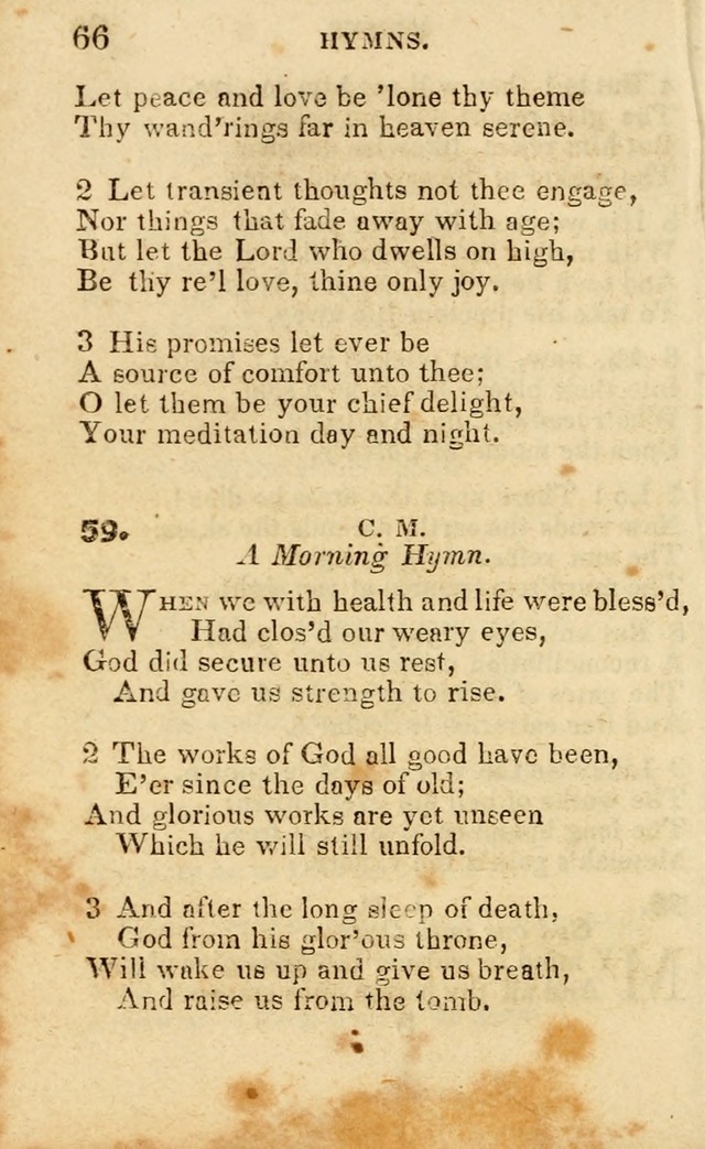 A Collection of Hymns, Designed for the Use of the Church of Christ page 67