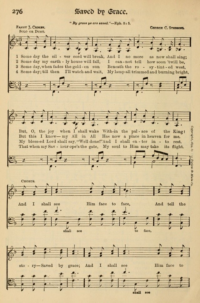 Church Hymns and Gospel Songs: for use in church services, prayer meetings, and other religious gatherings  page 112