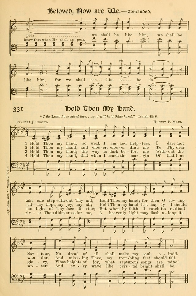 Church Hymns and Gospel Songs: for use in church services, prayer meetings, and other religious gatherings  page 167