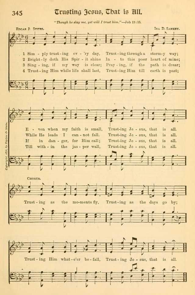 Church Hymns and Gospel Songs: for use in church services, prayer meetings, and other religious gatherings  page 181