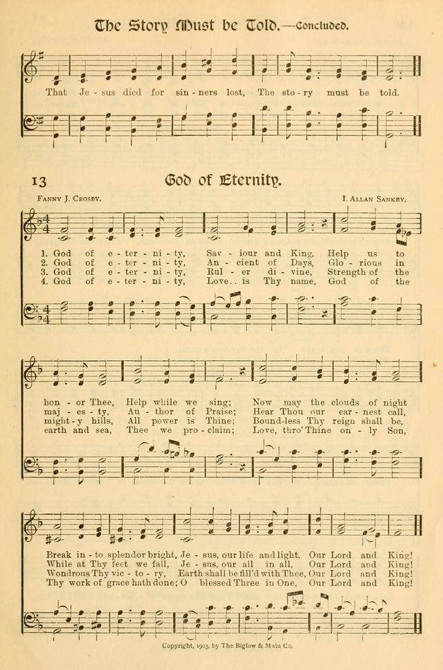 Church Hymns and Gospel Songs: for use in church services, prayer meetings, and other religious gatherings  page 219