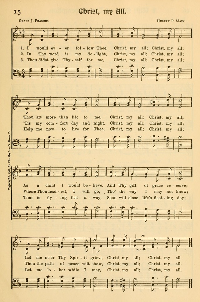 Church Hymns and Gospel Songs: for use in church services, prayer meetings, and other religious gatherings  page 221
