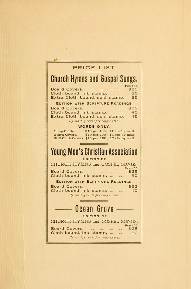 Church Hymns and Gospel Songs: for use in church services, prayer meetings, and other religious gatherings  page 273