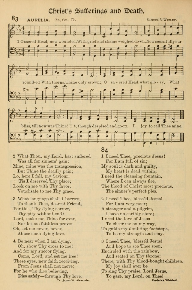 Church Hymns and Gospel Songs: for use in church services, prayer meetings, and other religious gatherings  page 32