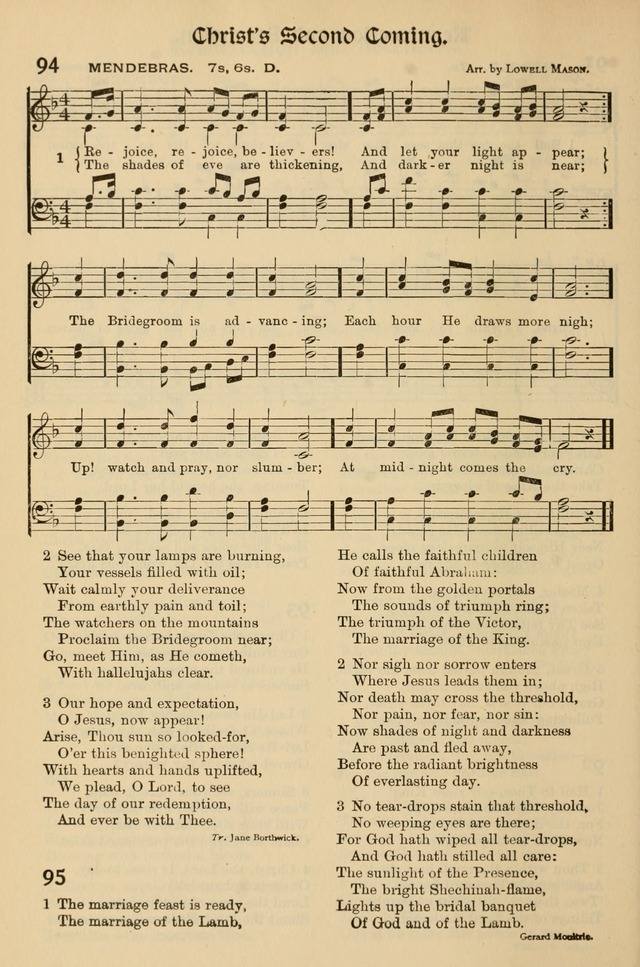 Church Hymns and Gospel Songs: for use in church services, prayer meetings, and other religious gatherings  page 36
