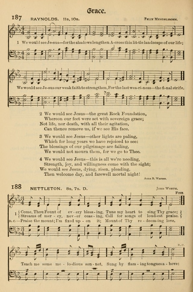 Church Hymns and Gospel Songs: for use in church services, prayer meetings, and other religious gatherings  page 68