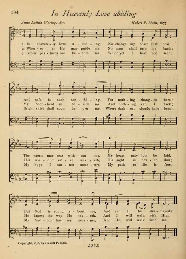 The Church and Home Hymnal: containing hymns and tunes for church service, for prayer meetings, for Sunday schools, for praise service, for home circles, for young people, children and special occasio page 207