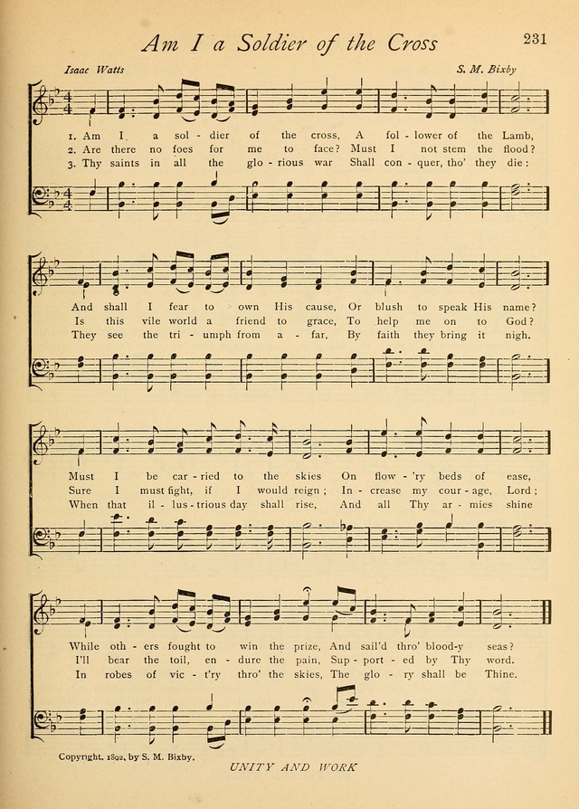 The Church and Home Hymnal: containing hymns and tunes for church service, for prayer meetings, for Sunday schools, for praise service, for home circles, for young people, children and special occasio page 244