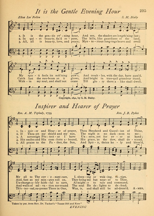 The Church and Home Hymnal: containing hymns and tunes for church service, for prayer meetings, for Sunday schools, for praise service, for home circles, for young people, children and special occasio page 308
