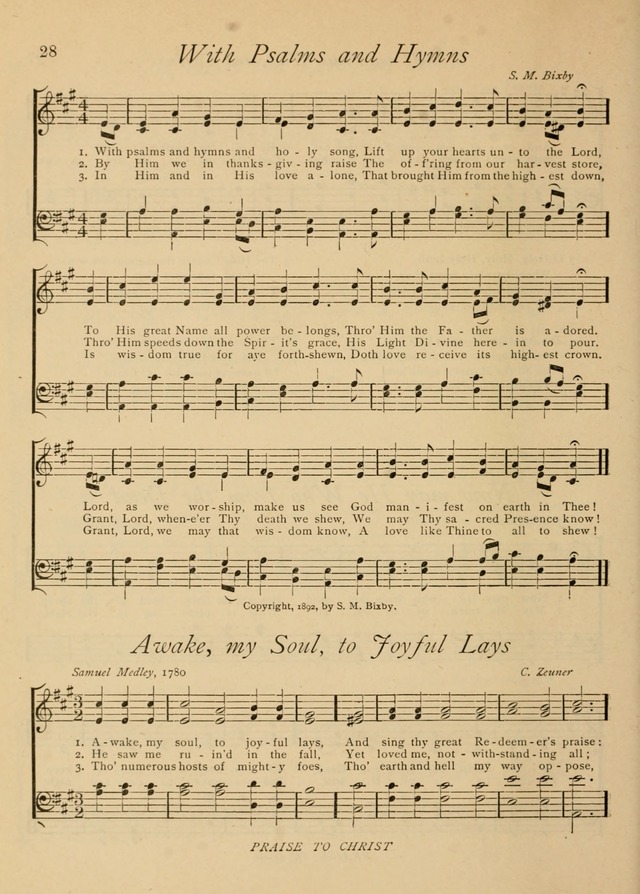 The Church and Home Hymnal: containing hymns and tunes for church service, for prayer meetings, for Sunday schools, for praise service, for home circles, for young people, children and special occasio page 41