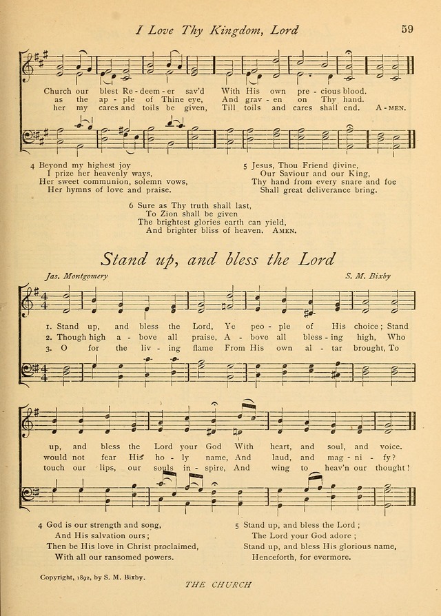 The Church and Home Hymnal: containing hymns and tunes for church service, for prayer meetings, for Sunday schools, for praise service, for home circles, for young people, children and special occasio page 72