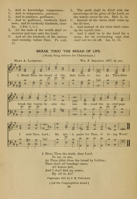 Chautauqua Hymnal and Liturgy page 6