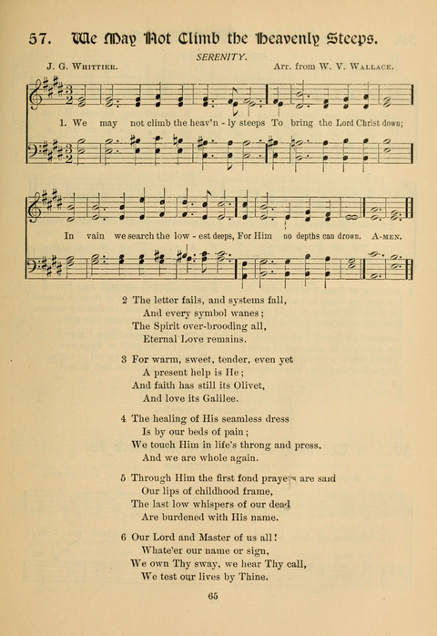 Chautauqua Hymnal and Liturgy page 61