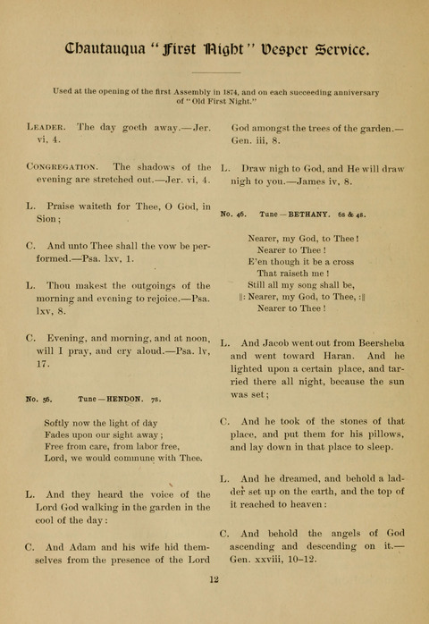 Chautauqua Hymnal and Liturgy page 8