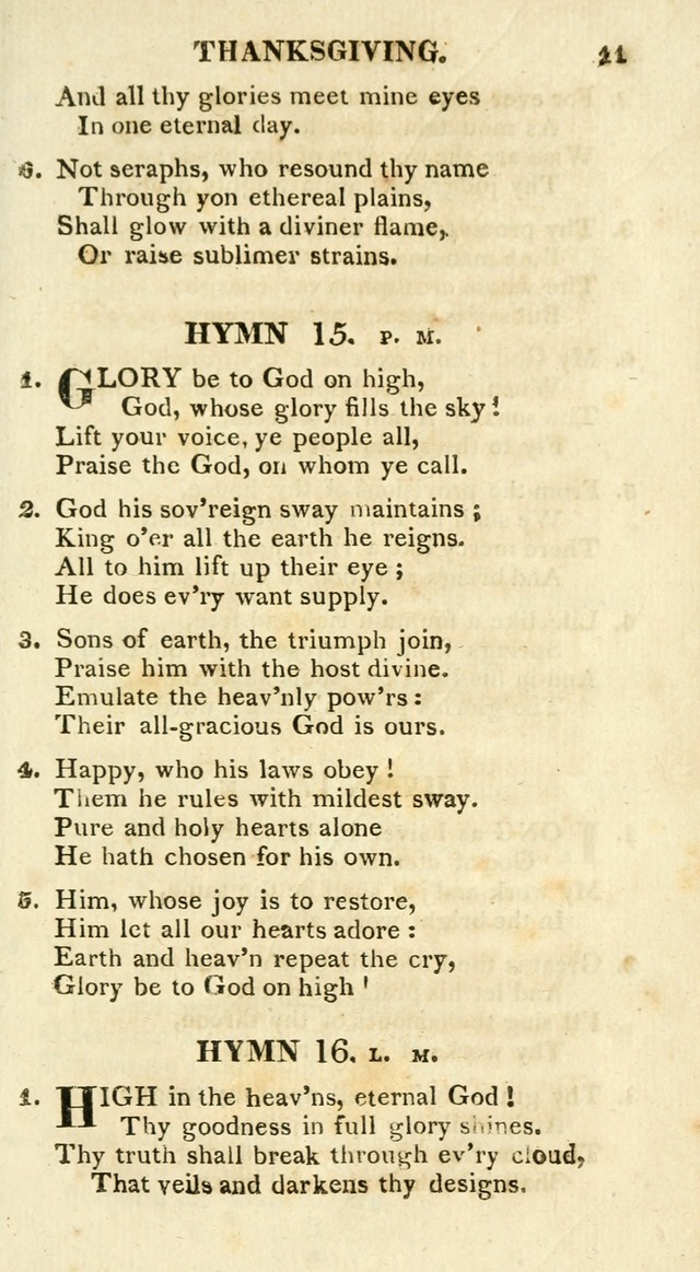 A Collection of Hymns and a Liturgy for the Use of Evangelical Lutheran Churches: to which are added prayers for families and individuals page 11