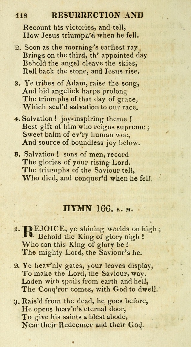 A Collection of Hymns and a Liturgy for the Use of Evangelical Lutheran Churches: to which are added prayers for families and individuals page 118