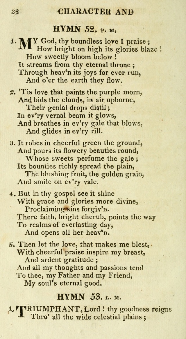A Collection of Hymns and a Liturgy for the Use of Evangelical Lutheran Churches: to which are added prayers for families and individuals page 38