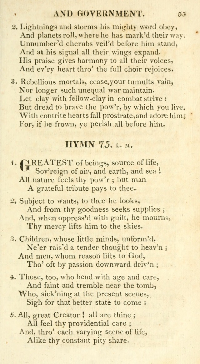 A Collection of Hymns and a Liturgy for the Use of Evangelical Lutheran Churches: to which are added prayers for families and individuals page 55