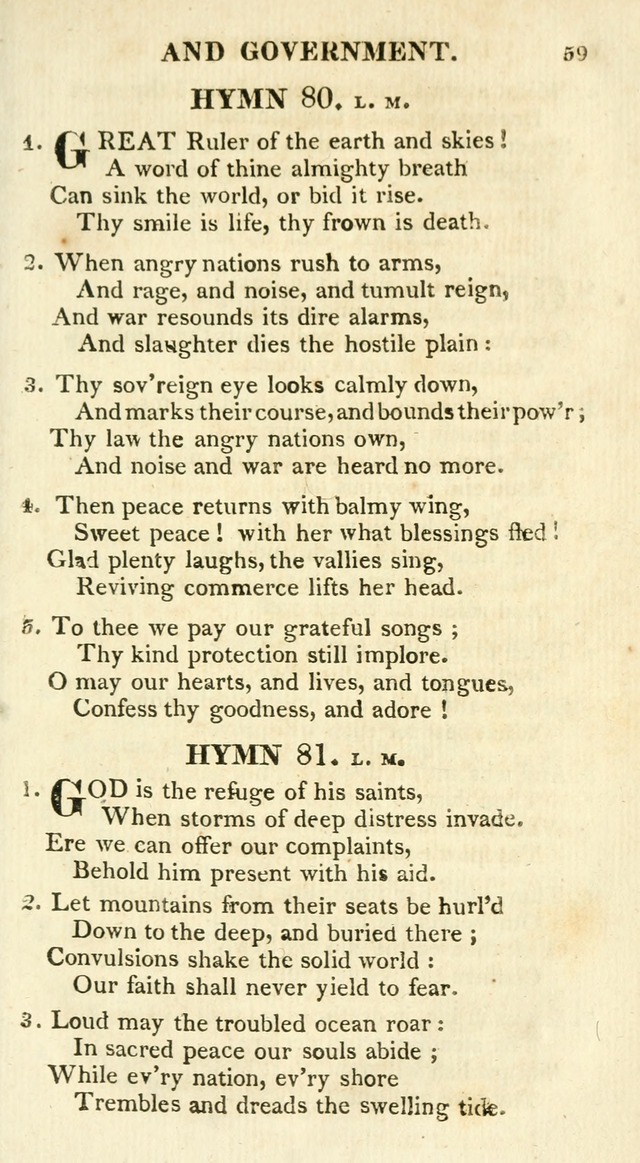 A Collection of Hymns and a Liturgy for the Use of Evangelical Lutheran Churches: to which are added prayers for families and individuals page 59