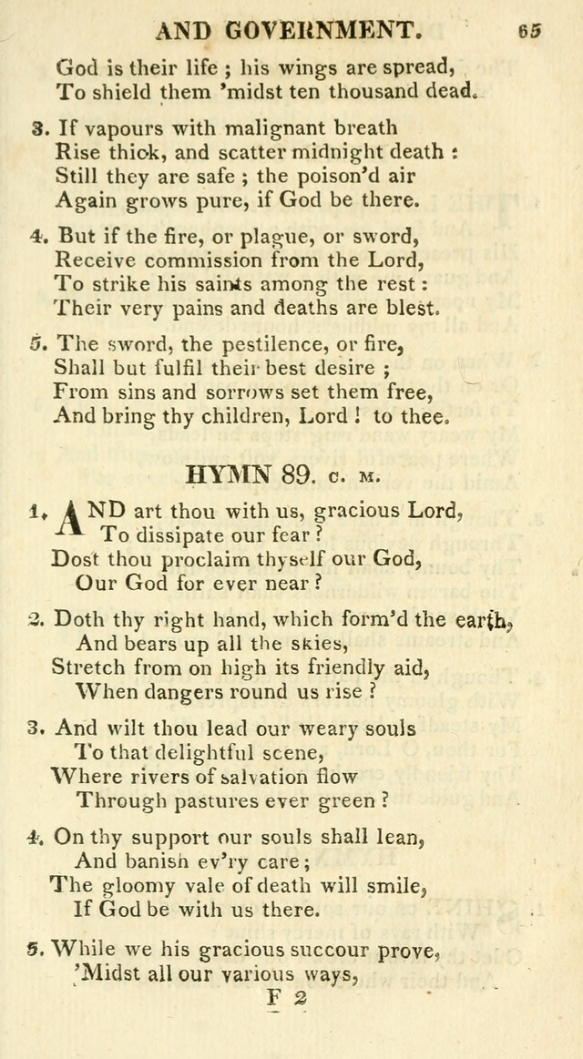 A Collection of Hymns and a Liturgy for the Use of Evangelical Lutheran Churches: to which are added prayers for families and individuals page 65