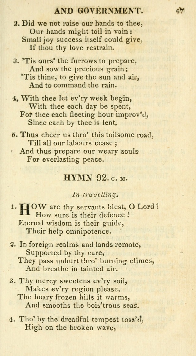 A Collection of Hymns and a Liturgy for the Use of Evangelical Lutheran Churches: to which are added prayers for families and individuals page 67
