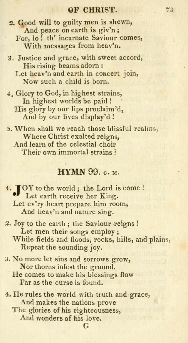 A Collection of Hymns and a Liturgy for the Use of Evangelical Lutheran Churches: to which are added prayers for families and individuals page 73