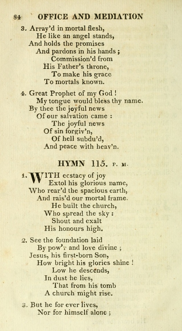 A Collection of Hymns and a Liturgy for the Use of Evangelical Lutheran Churches: to which are added prayers for families and individuals page 84