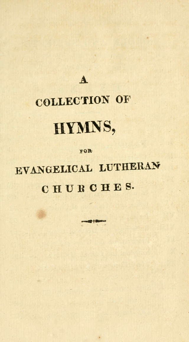 A Collection of Hymns and a Liturgy for the Use of Evangelical Lutheran Churches: to which are added prayers for families and individuals page xv