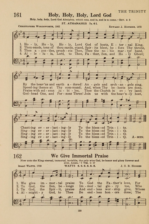 Church Hymnal, Mennonite: a collection of hymns and sacred songs suitable for use in public worship, worship in the home, and all general occasions (1st ed. ) [with Deutscher Anhang] page 120