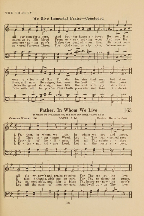 Church Hymnal, Mennonite: a collection of hymns and sacred songs suitable for use in public worship, worship in the home, and all general occasions (1st ed. ) [with Deutscher Anhang] page 121