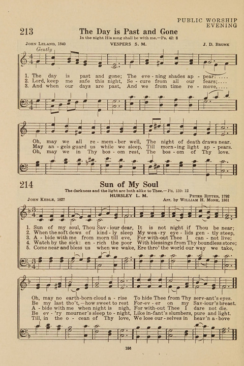 Church Hymnal, Mennonite: a collection of hymns and sacred songs suitable for use in public worship, worship in the home, and all general occasions (1st ed. ) [with Deutscher Anhang] page 156