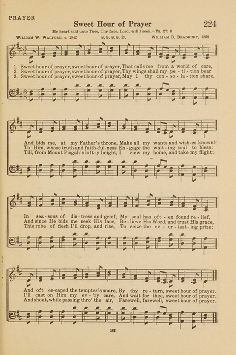 Church Hymnal, Mennonite: a collection of hymns and sacred songs suitable for use in public worship, worship in the home, and all general occasions (1st ed. ) [with Deutscher Anhang] page 163