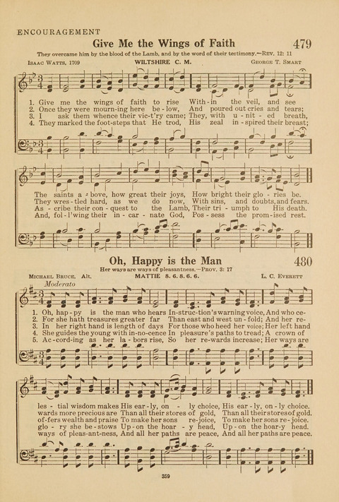 Church Hymnal, Mennonite: a collection of hymns and sacred songs suitable for use in public worship, worship in the home, and all general occasions (1st ed. ) [with Deutscher Anhang] page 359