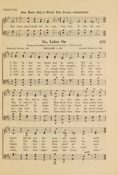 Church Hymnal, Mennonite: a collection of hymns and sacred songs suitable for use in public worship, worship in the home, and all general occasions (1st ed. ) [with Deutscher Anhang] page 375