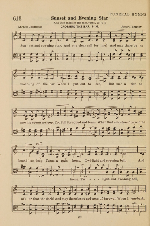 Church Hymnal, Mennonite: a collection of hymns and sacred songs suitable for use in public worship, worship in the home, and all general occasions (1st ed. ) [with Deutscher Anhang] page 472