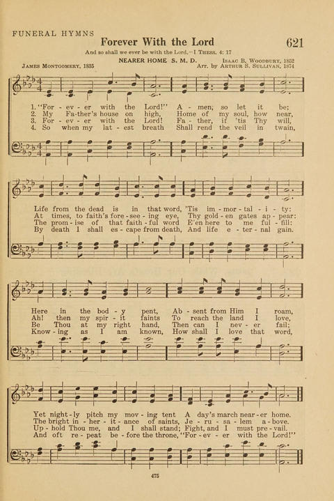 Church Hymnal, Mennonite: a collection of hymns and sacred songs suitable for use in public worship, worship in the home, and all general occasions (1st ed. ) [with Deutscher Anhang] page 475
