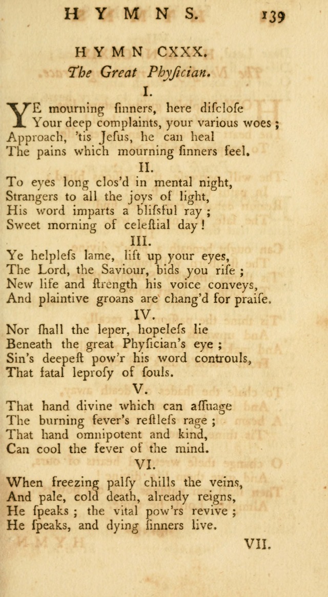 A Collection of Hymns, More Particularly Designed for the Use of the  West Society in Boston. (2nd ed. with Additions) page 141