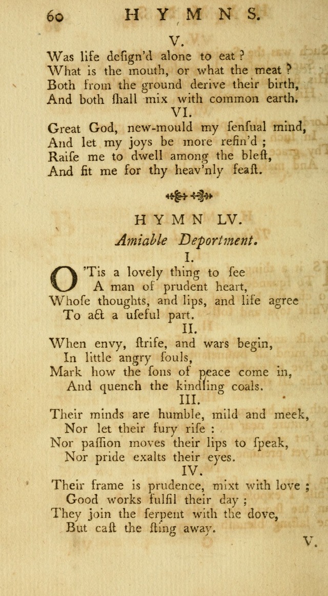 A Collection of Hymns, More Particularly Designed for the Use of the  West Society in Boston. (2nd ed. with Additions) page 60