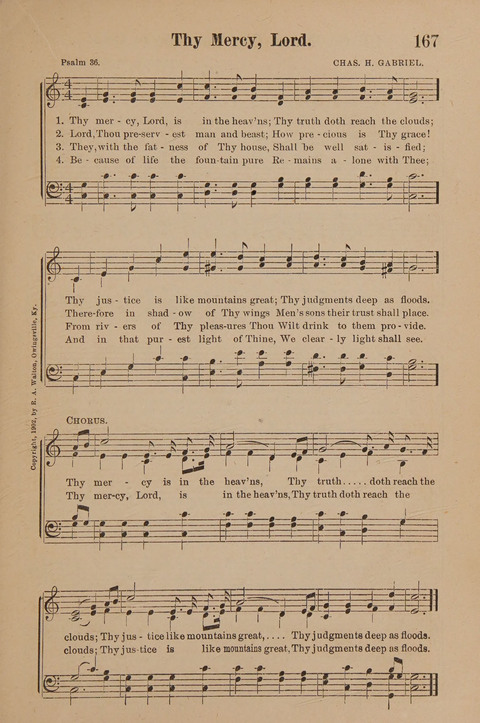 Conquest Hymns: New and Old for all Services page 167