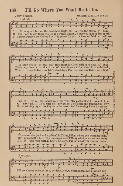 Conquest Hymns: New and Old for all Services page 168