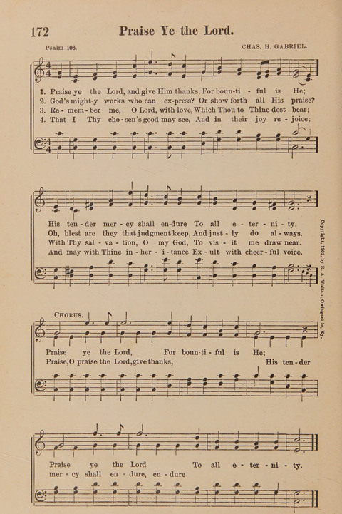 Conquest Hymns: New and Old for all Services page 172