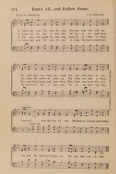 Conquest Hymns: New and Old for all Services page 184
