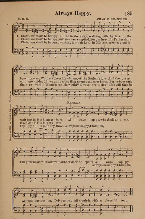 Conquest Hymns: New and Old for all Services page 185