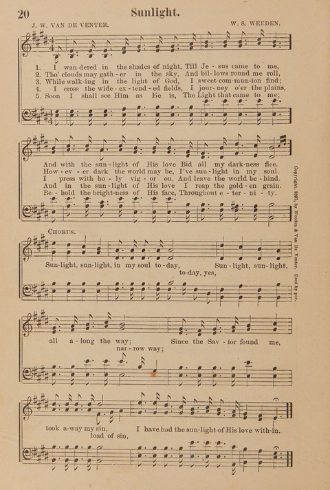 Conquest Hymns: New and Old for all Services page 20